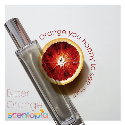 bitter orange & perfume bottle at singapore