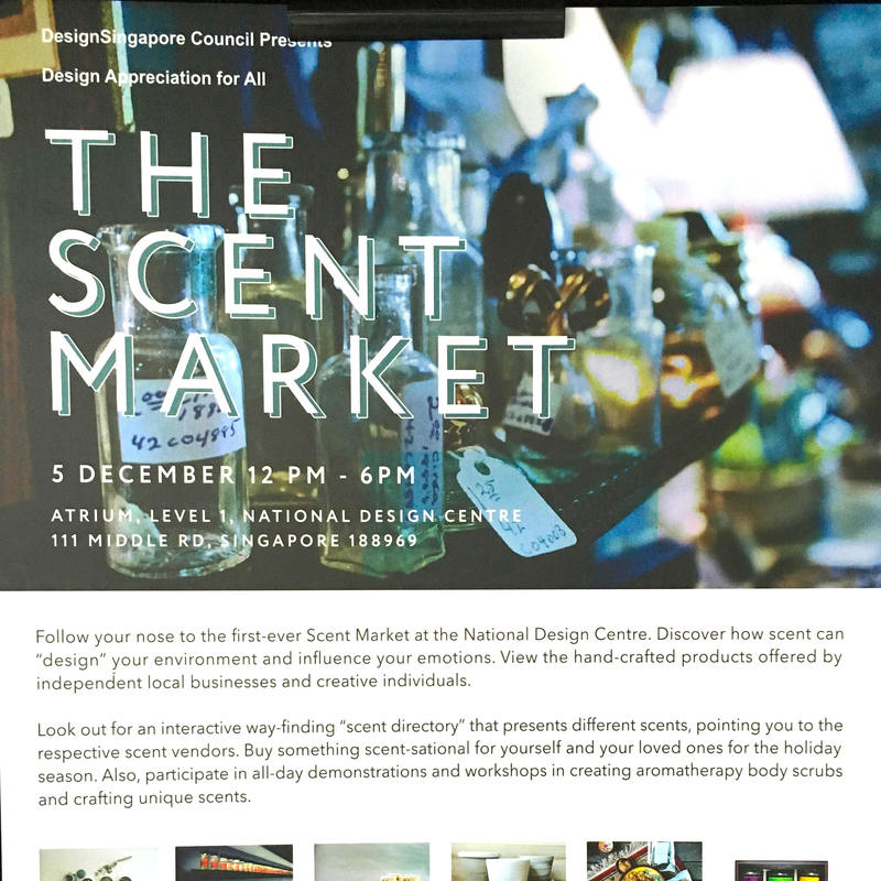 the scent market at design orchard art show and event